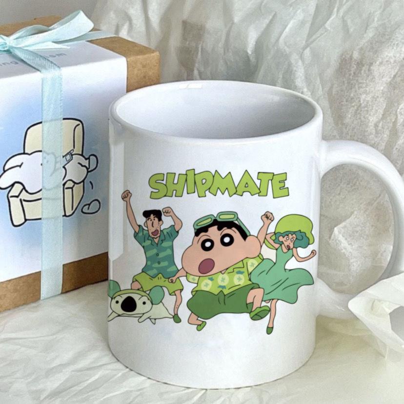 Crayon Shin-chan Nohara Misae Hiroshi New Style High-value Milk Cup ...