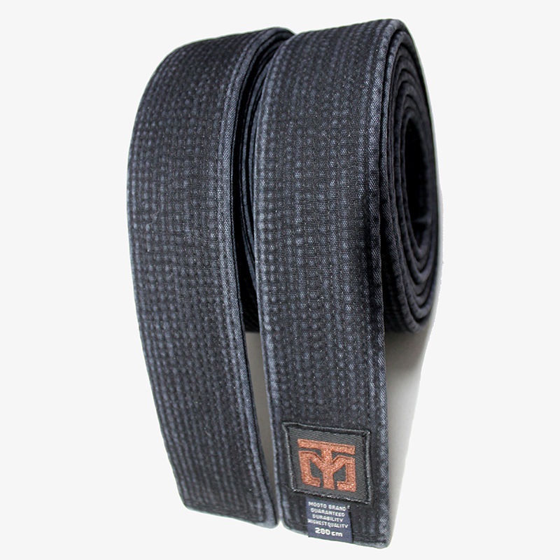 Genuine MOOTO Taekwondo Belt Coach Belt Washed Double Circle Pure