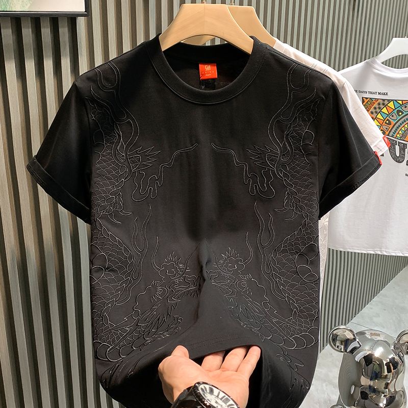 saferido Fashion Korean Style Jacket Trend Men's Clothing Stylish Heavy Embroidery Piece Niche Design Casual Outerwear Autumn