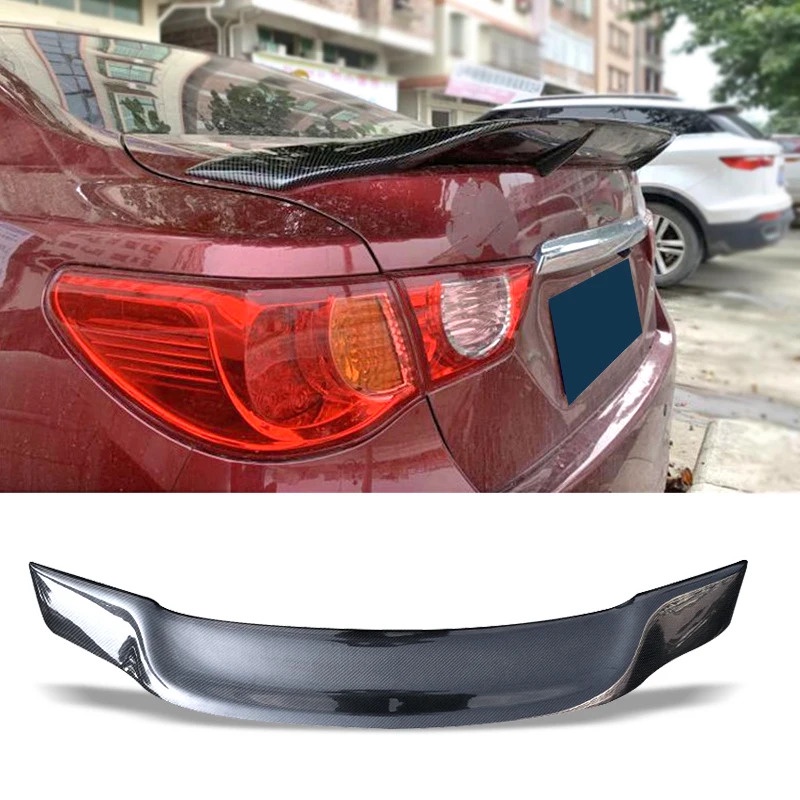 Car Trunk Spoiler Carbon Fiber Frp Auto Rear Trunk Wing R For Toyota Markx Gs Reiz 2010 2017