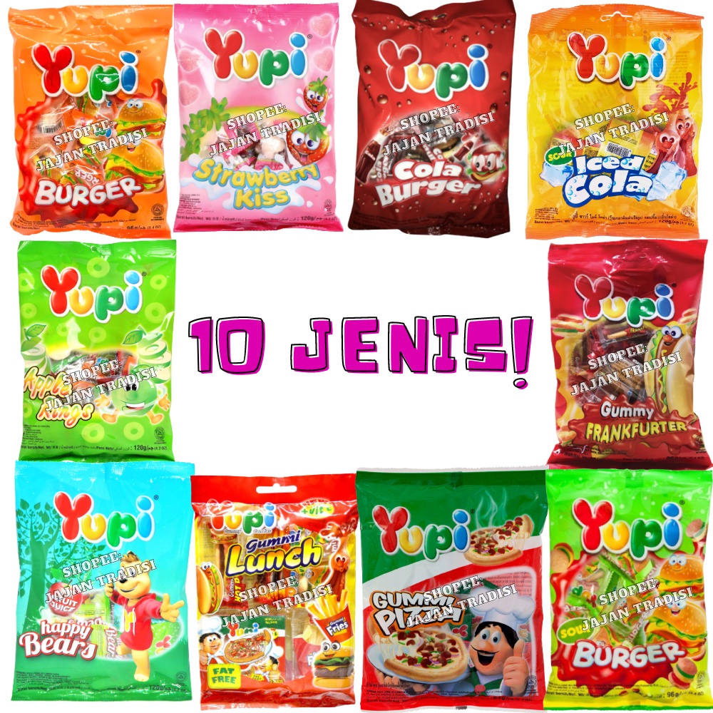 YUPI GUMMY CANDY [84G~120G] | Shopee Malaysia