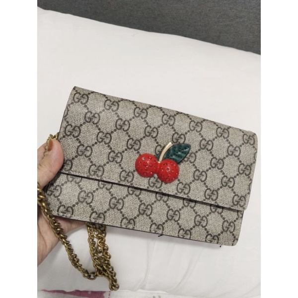 Gucci purse with discount cherries