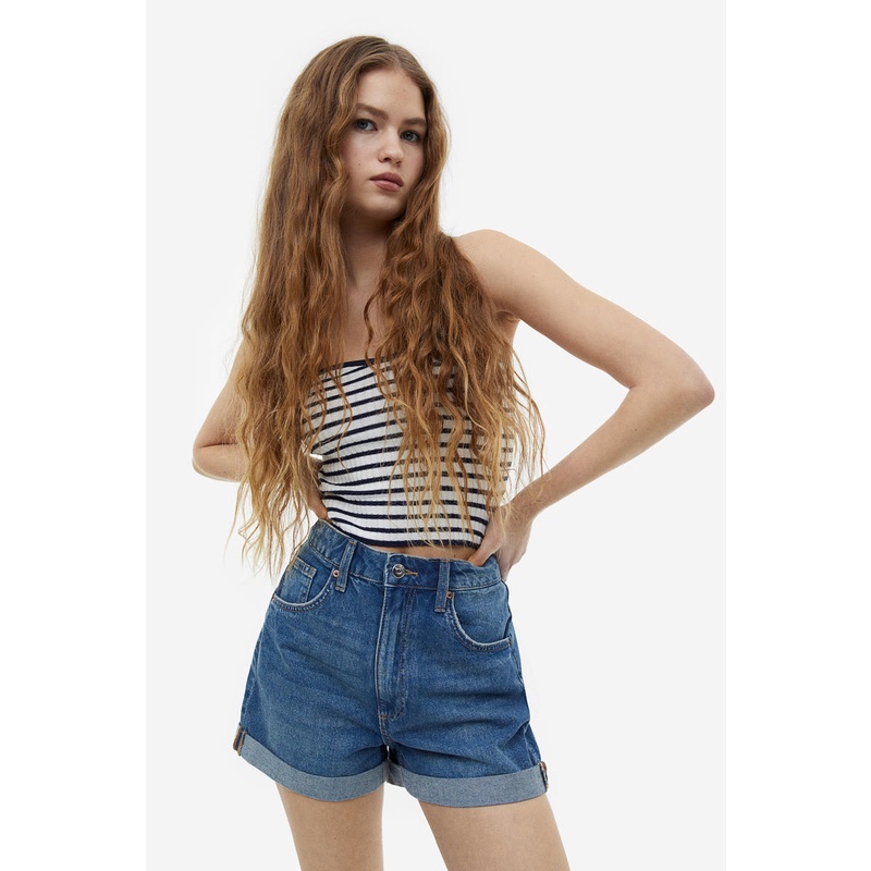 H&m deals denim shorts