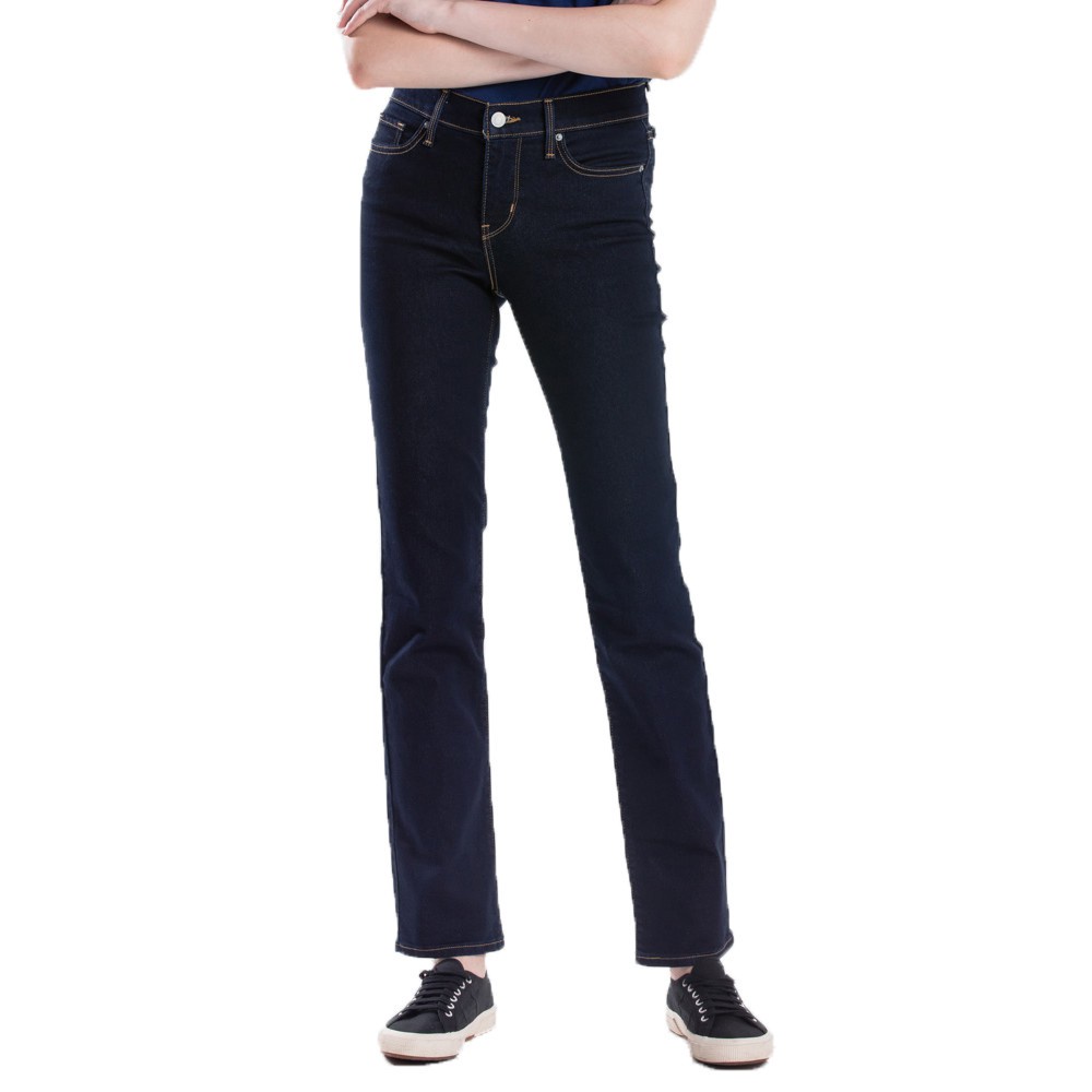 Levi's Women's 314 Shaping Mid Rise Straight Jeans - Rinse