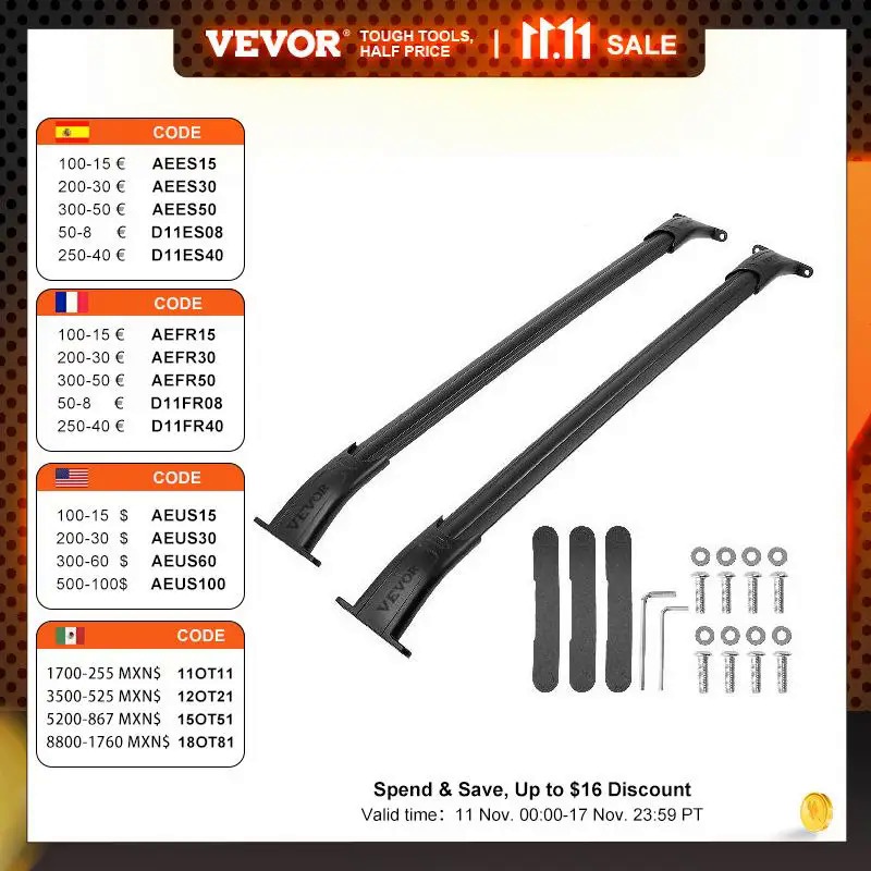 VEVOR Roof Racks for Chevrolet Suburban/ GMC Yukon/ Cadillac Escalade