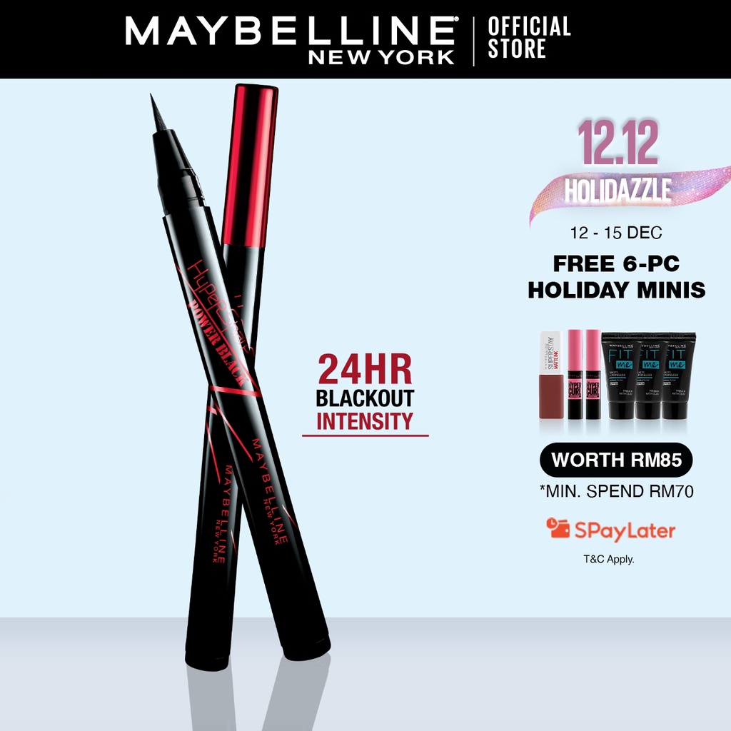 Maybelline Hypersharp Power Black Liquid Eyeliner Shopee Malaysia