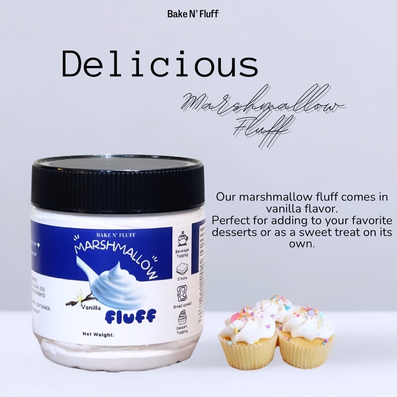 Halal Vanilla Marshmallow Fluff [500g and 1kg] Shopee Malaysia