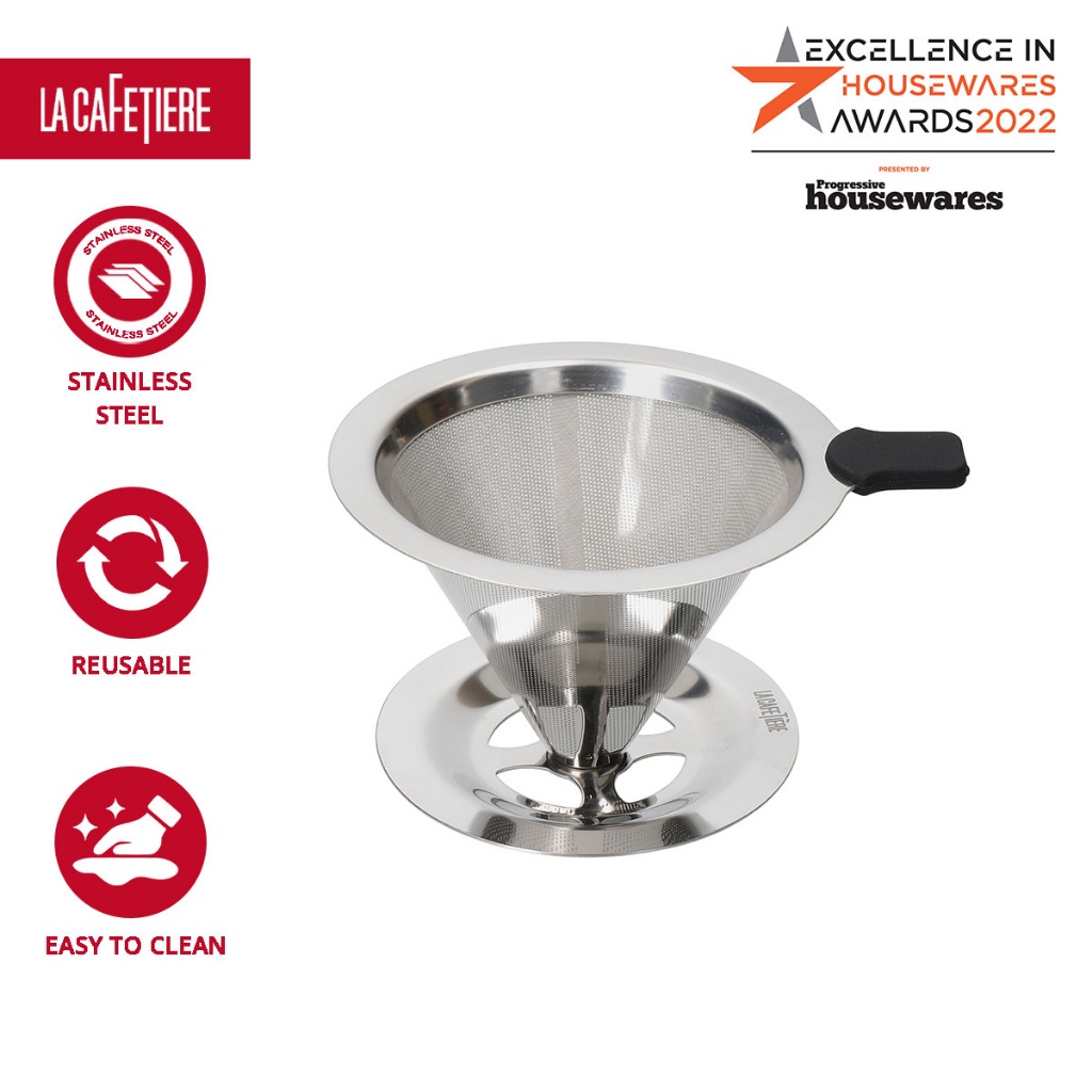 La Cafetiere Filterless Coffee Dripper for PourOver Coffee , Craft