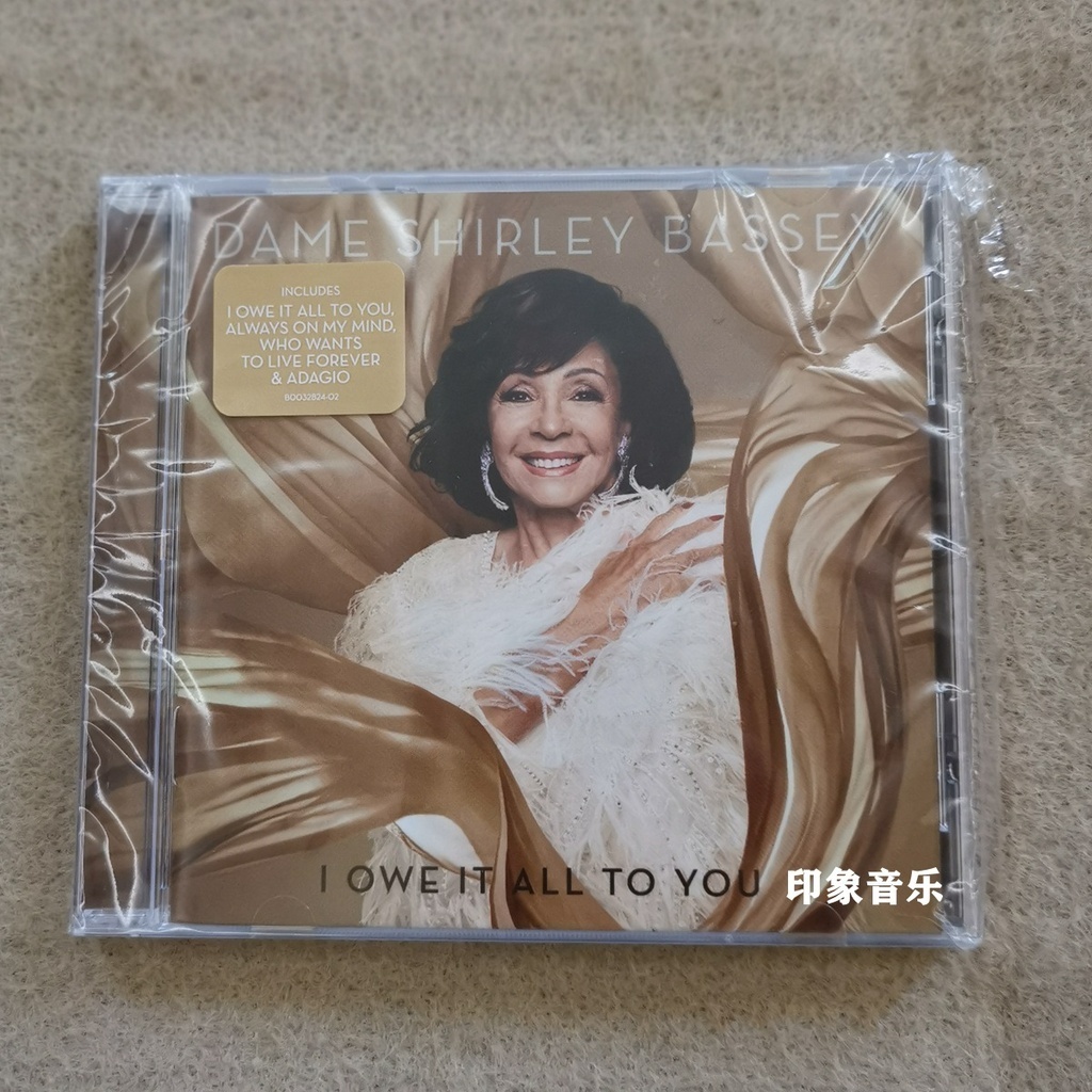 Dame Shirley Bassey I Owe It All To You 2020 Classic Music Album Shopee Malaysia 6675