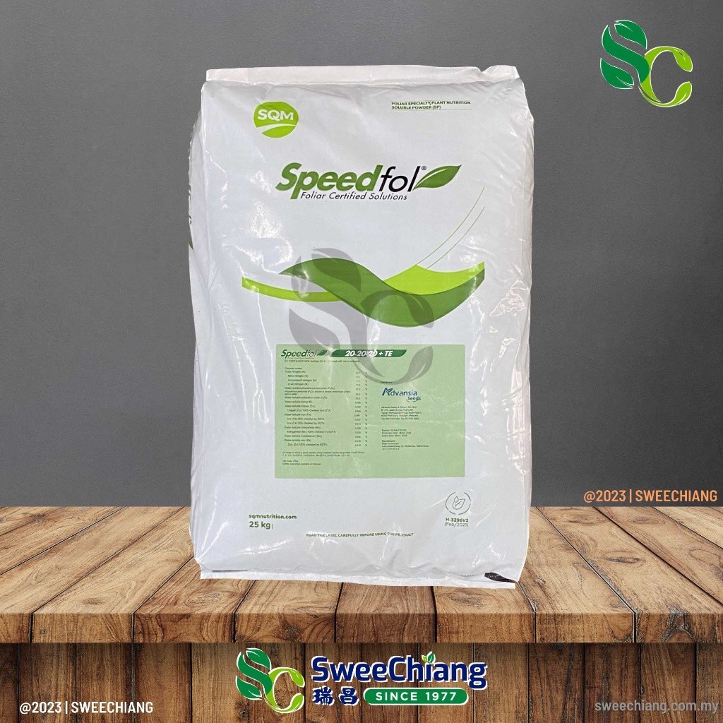 SQM Speedfol 20-20-20+TE 25kg /Baja AB fertigasi fertilizer with ...