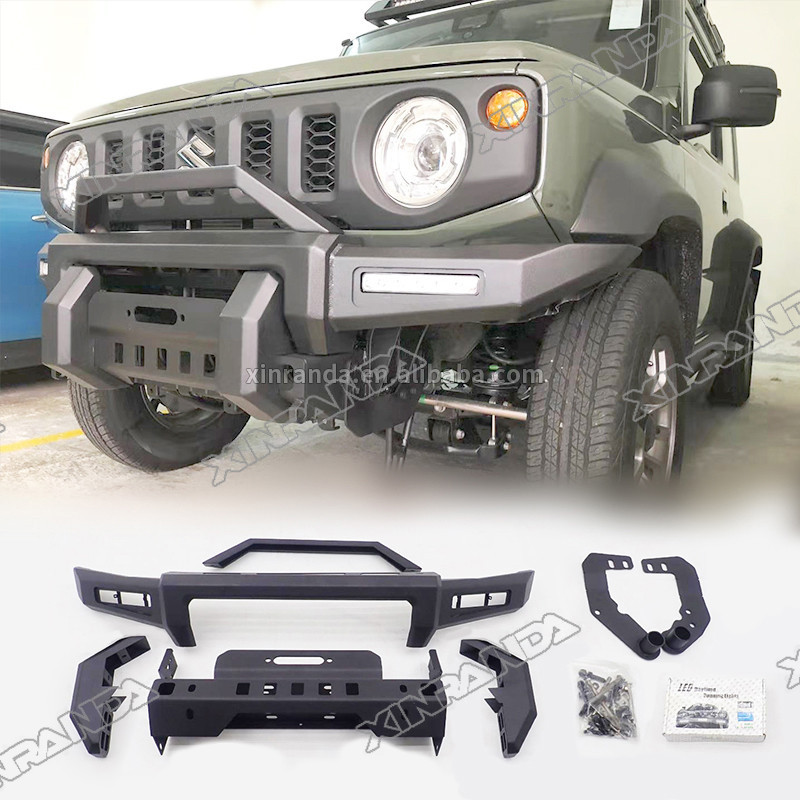 JB74 Accessories Aluminium Front Bumper with DRL for Suzuki Jimny JB64 ...