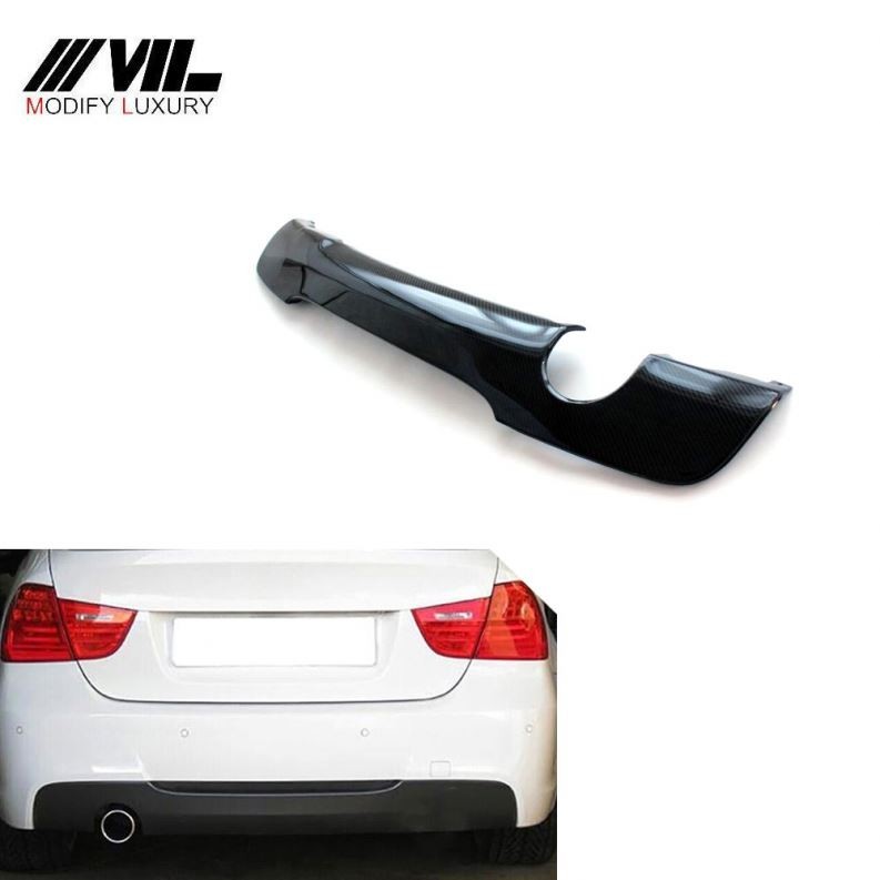 Aftermarket Carbon Fiber Car Rear Bumper Lip Diffuser for BMW E90 M