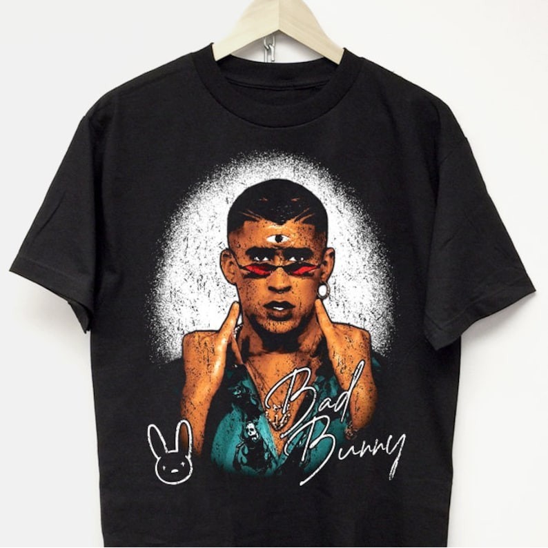 BAD BUNNY T-SHIRT vintage rap tee drake beyonce taylor swift travis ...