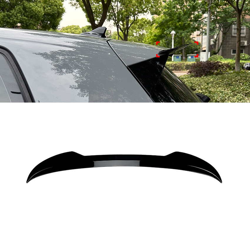 Amp-z Golf Mk8 Gloss Black Rear Trunk Wing Spoiler Tuning For 