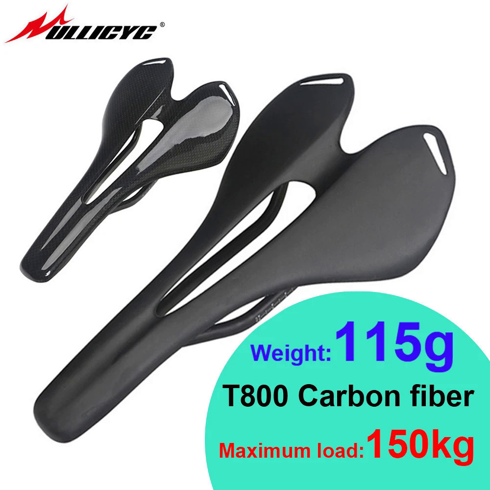 No Logo 3K Full Carbon Fiber Bicycle Saddle Road/MTB Bike Carbon Saddle ...