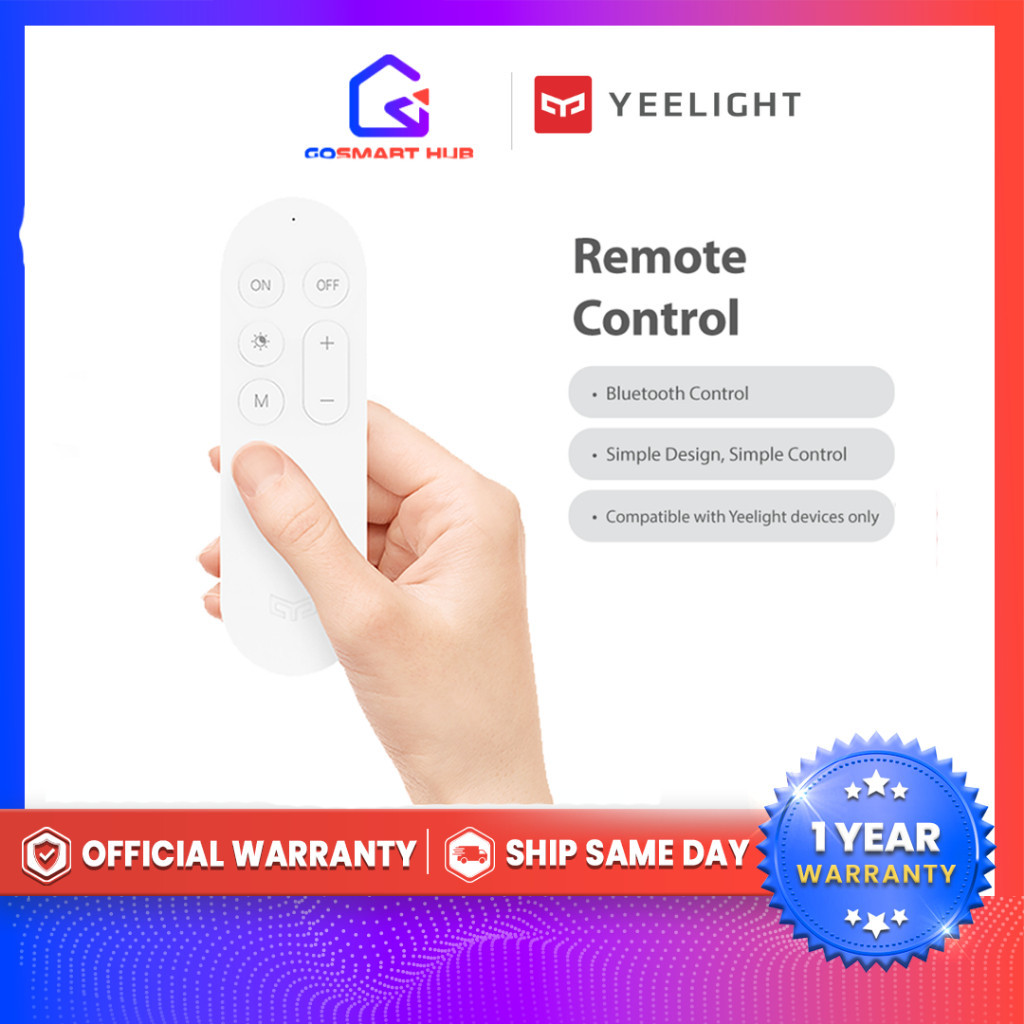 Yeelight Bluetooth Remote Control | Ylyk01Yl | Compatible With Yeelight ...