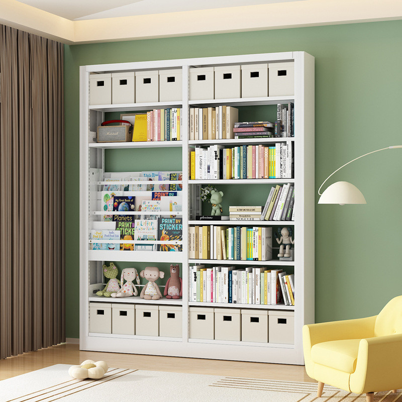 JY-H/Home Library Steel Book Shelf Floor Storage Rack Children's ...