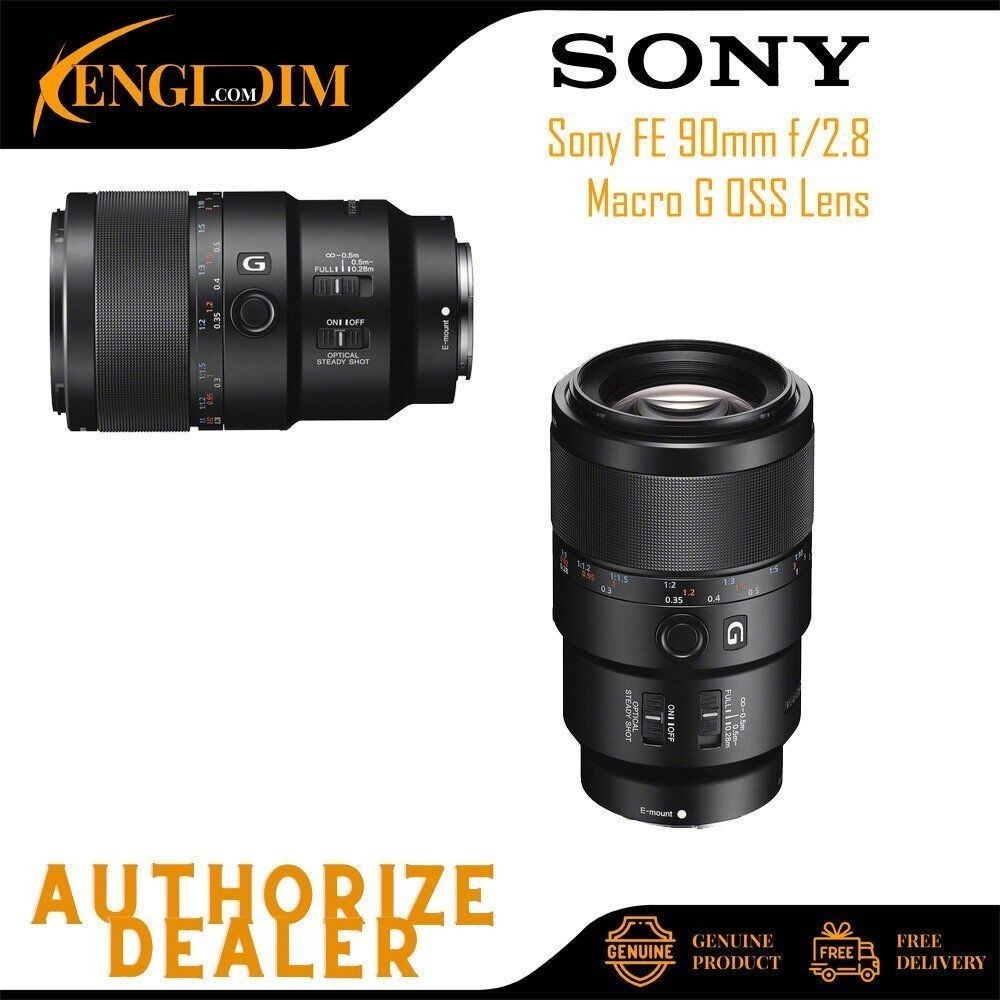 Sony FE 90mm f/2.8 Macro G OSS Lens (Sony Malaysia 1 Year Warranty ...