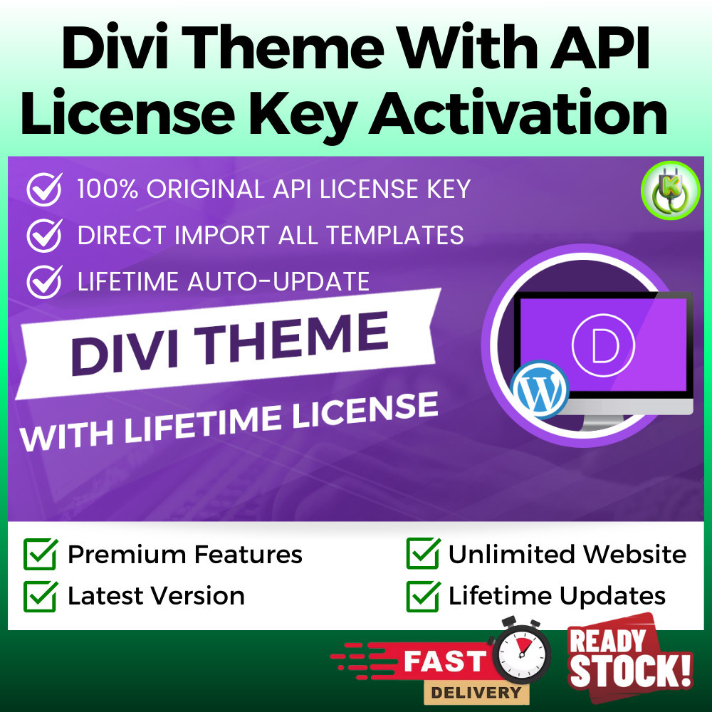 Divi WordPress Theme with 100% Original API License Key & Auto-updates ...