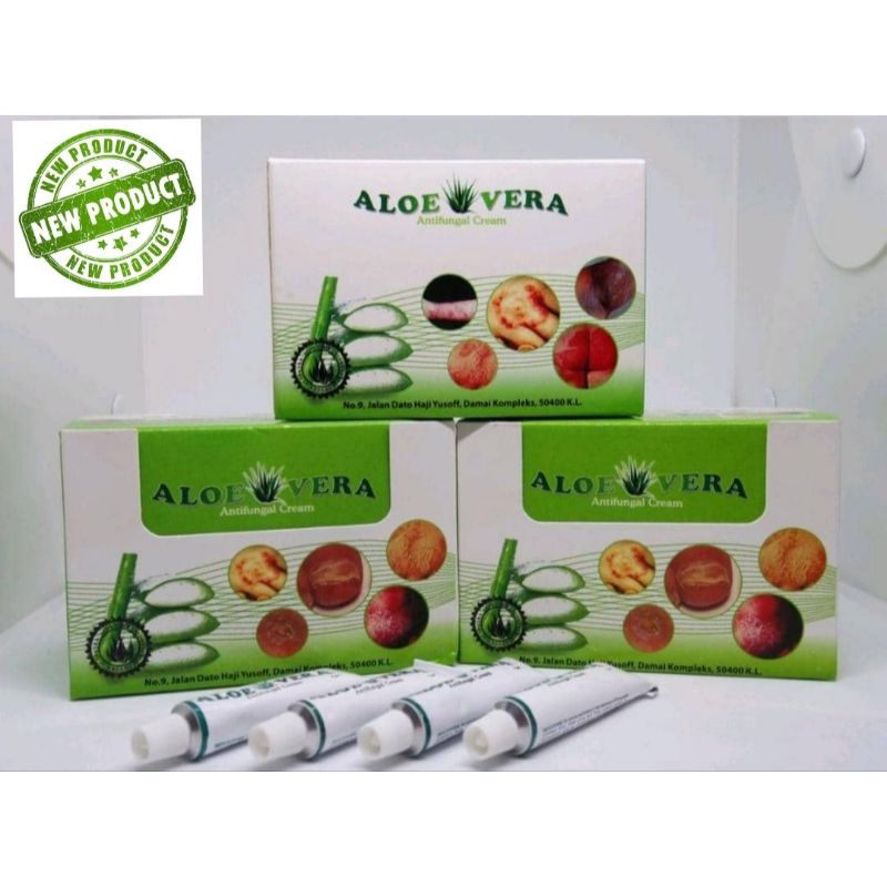 Aloe Vera Antifungal Cream / Krim Gatal Kulit 5g (1 Pcs) Shopee Malaysia