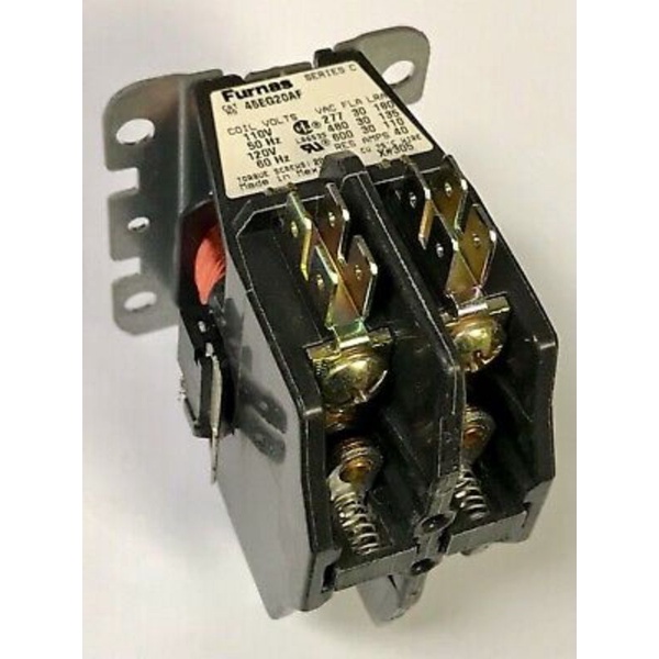 thumbnail image 2 of Ex9CK30B20B7 Definite Purpose Contactor - 30 Amp, 2 NO, 24V Coil With Lug Terminals 2 of 4