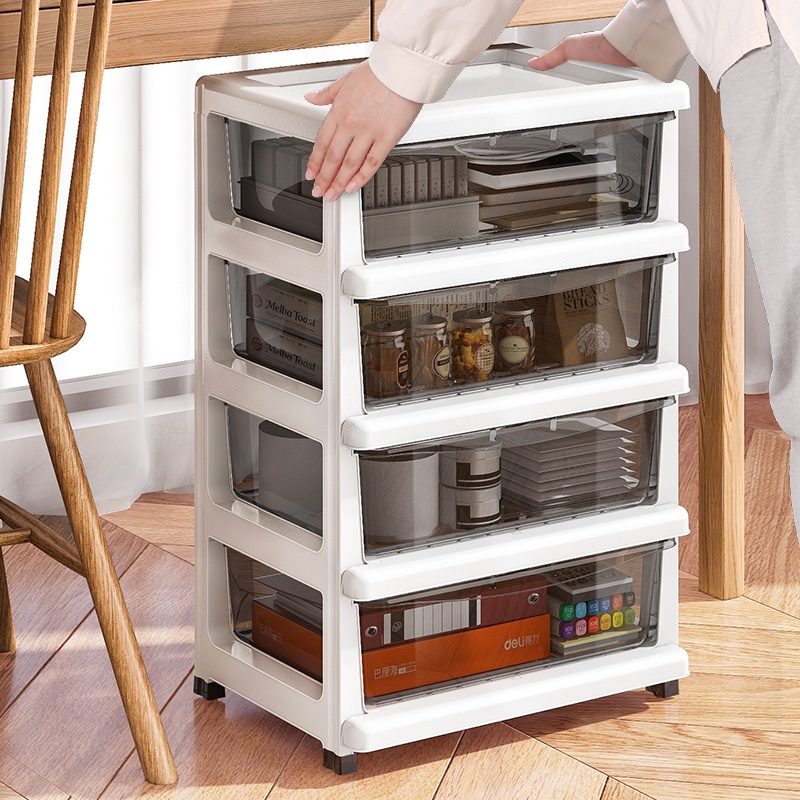 HY& Storage under Table Drawer Plastic Office Table Bottom Gap