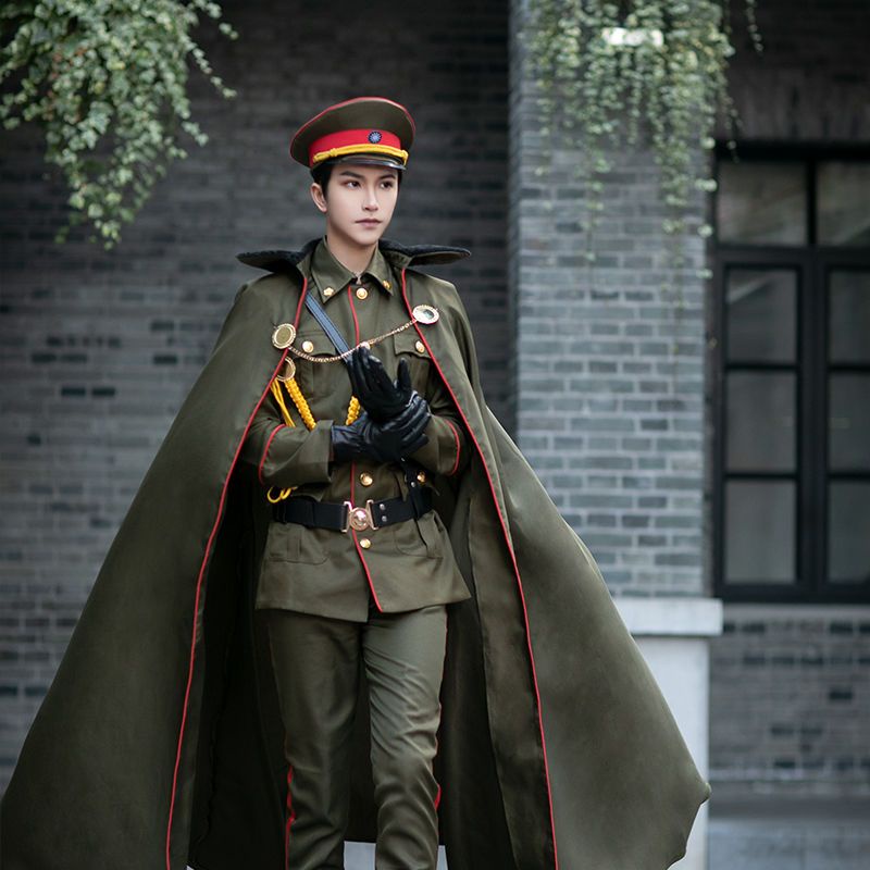 Military warlord outfit, military uniform, old nine gates, Zhang Dafoye ...