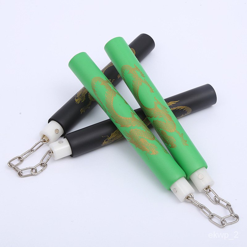 PVC Sponge Nunchaku Novice Practice Nunchaku MultiColor Optional