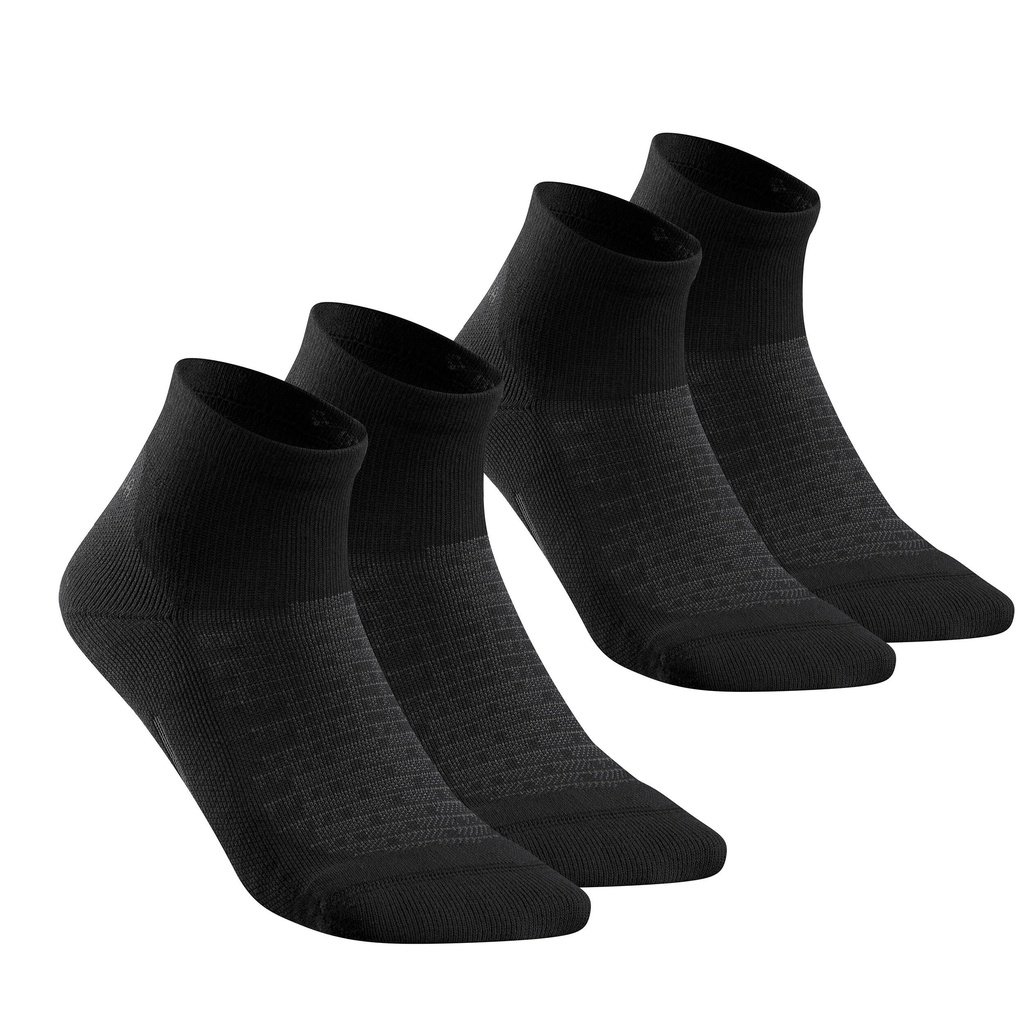 Decathlon Mountain Hiking Unisex Socks Hike 100 Mid 2-Pack (Absorb ...