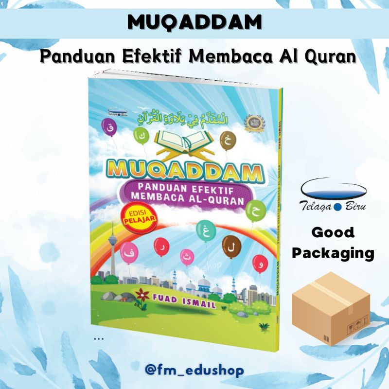 Muqaddam Panduan Efektif Membaca Al Quran Buku Telaga Biru Agama