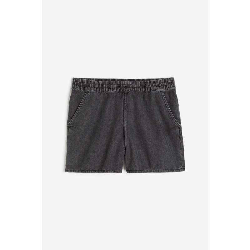 H&m black outlet denim shorts