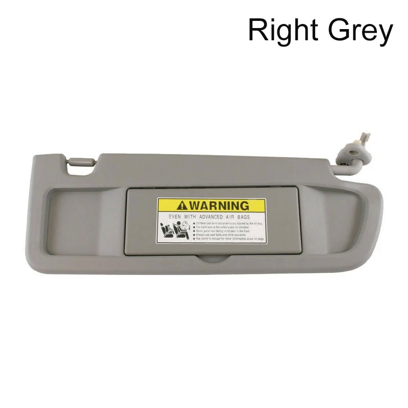 Beige Car Sun Visor Shield Sunshade Left Driver Side No Light Sunvisor