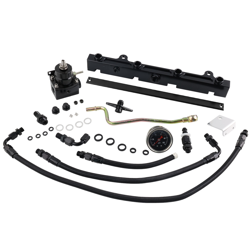 K Swap Fuel Line System Set Fuel Rail Pressure Regulator for Civic ...