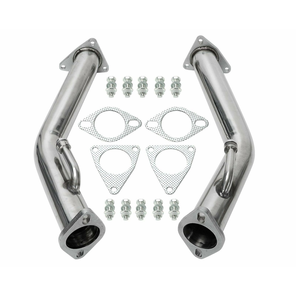 Pipes Straight Exhaust Downpipe Header For 0918 Nissan 370z 0813