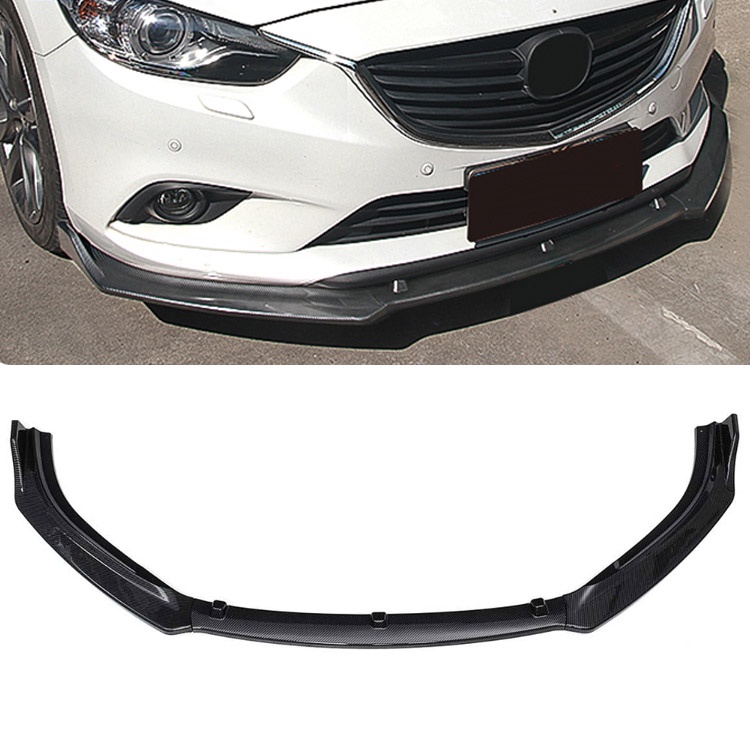 Car Front Bumper Splitter Lip Diffuser Spoiler Cover Trim For Mazda 6 ...