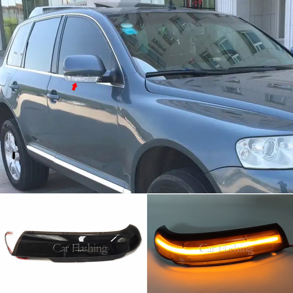 Clignotants De Rétroviseur Gauche/droite Pour VW Touareg 7L (2002-2007) - Style 1 - 12V, Matériau ABS - Installation Directe