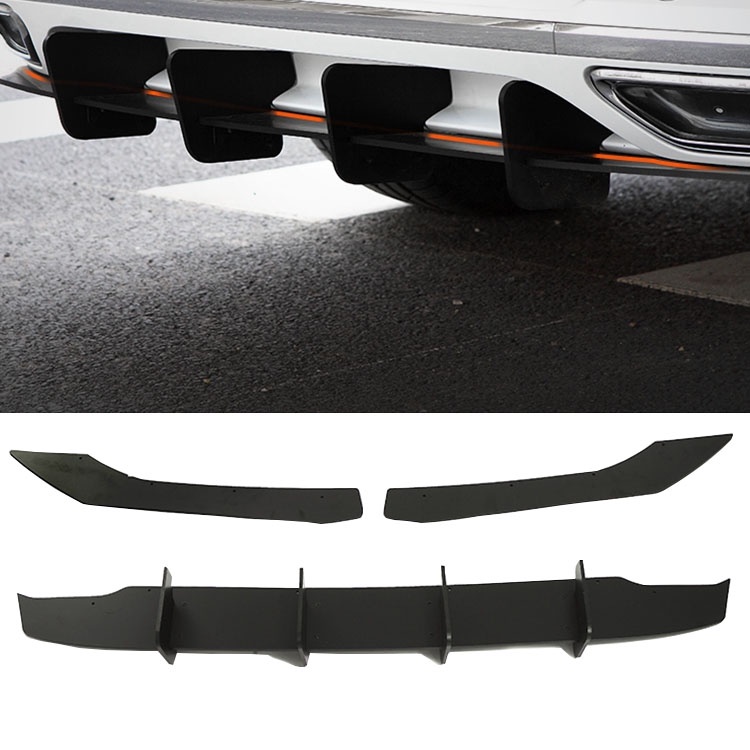 For VW CC ARTEON R-line Body kit spoiler 2019-2020 For CC ABS Rear lip ...