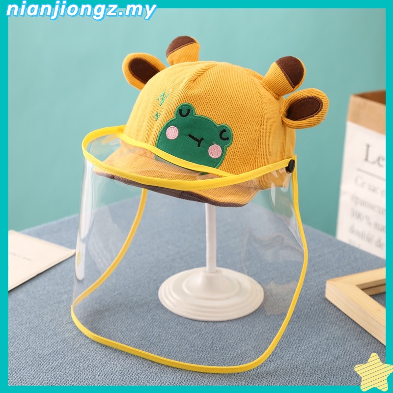Kids Face Hat Baby Face Shield Hat Cap Kids Anti Spitting Protective
