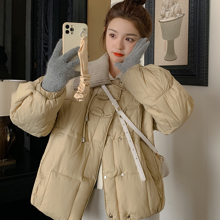 Get gifts AT Big White Duck New White Duck down Jacket Women s New Chinese Style Buckle Niche down Jacket Slimming Smal Shopee Malaysia