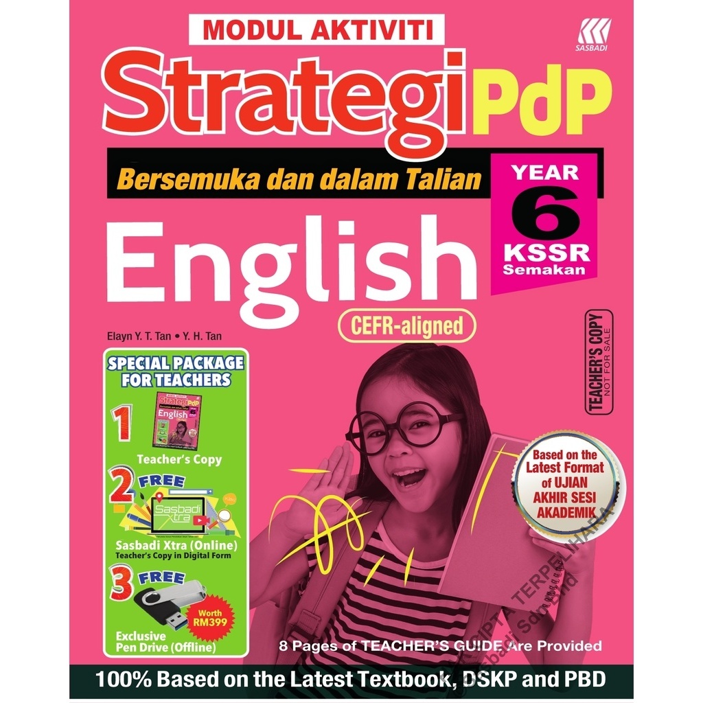 Sasbadi 2024: Modul Aktiviti Strategi PDP: English Year 6 ( Edisi Murid ...