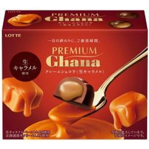 Lotte Premium Ghana Claim Chocolat Raw Caramel 65g x 6 【Direct from ...