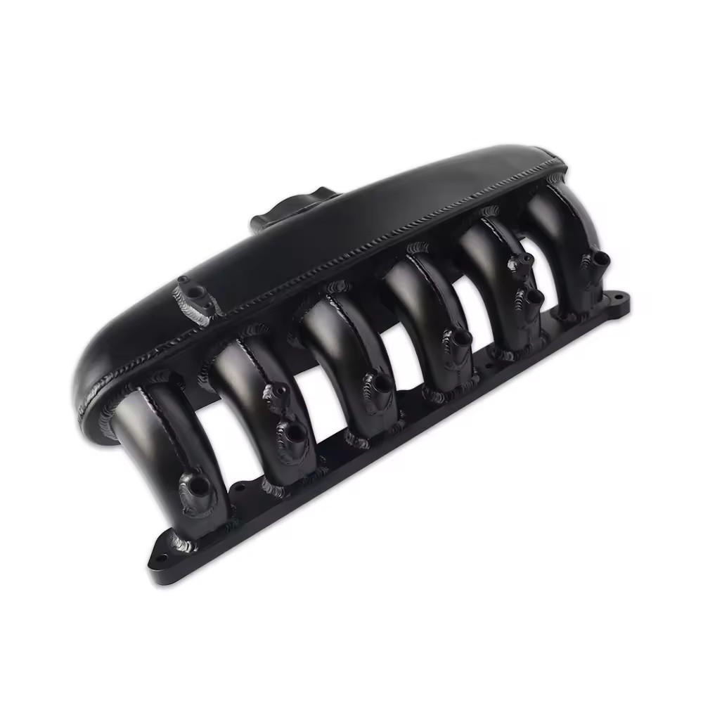 335i N54 B30 N54 Port Injection Intake Manifold Front Facing with Fuel ...