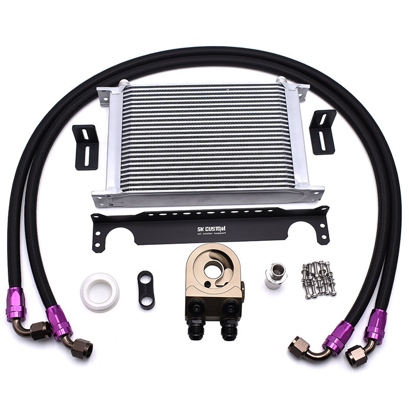 Universal British Type 25 Row Oil Cooler AN8 Thermostat Sandwich Plate