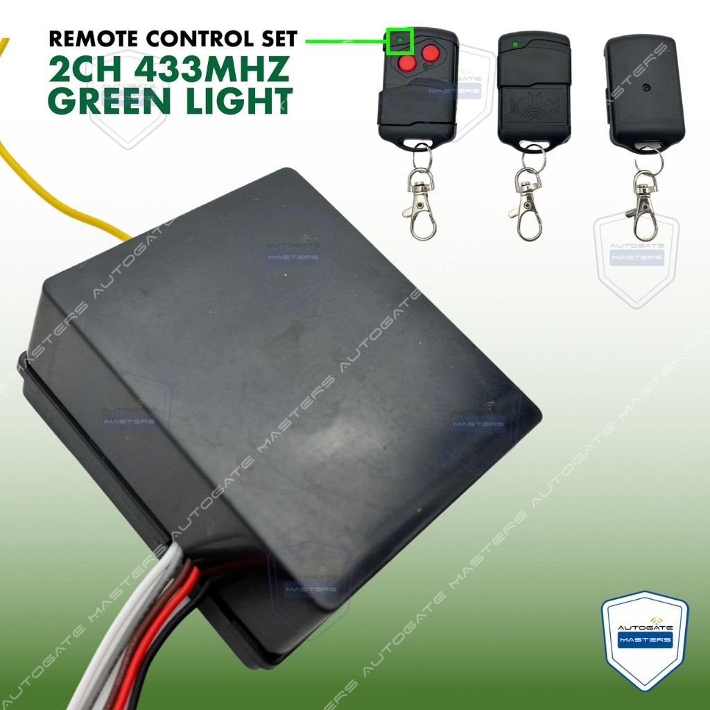 RED- REMOTE CONTROL 2CH 433MHz ( RECEIVER / REMOTE CONTROL) autogate ...