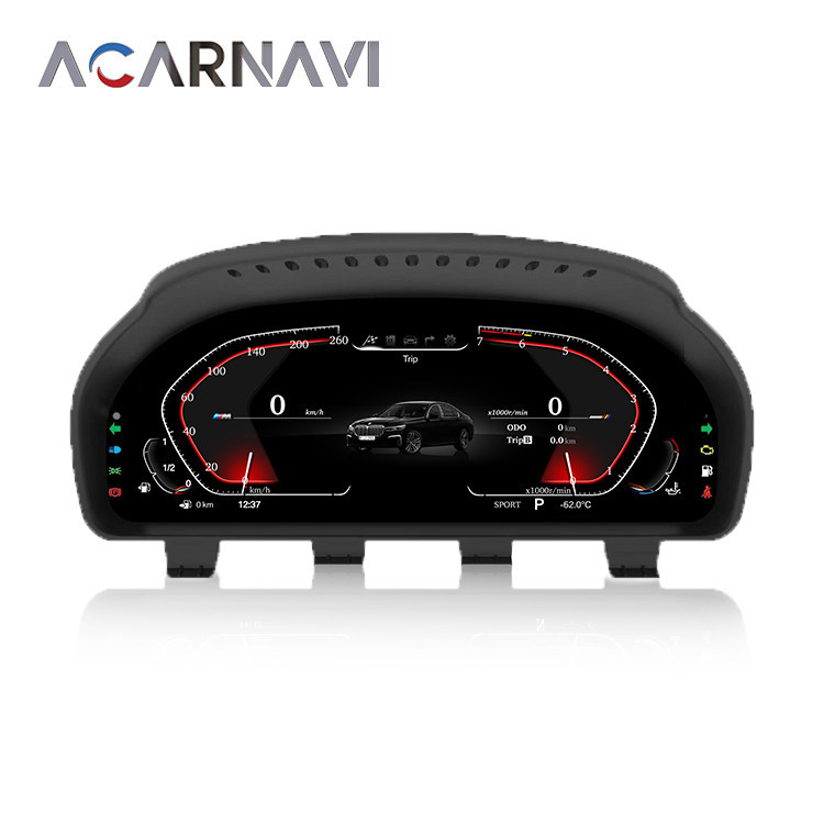 ACAR 12.3 inch Car LCD Dashboard Speedometer Digital Instrument Cluster ...