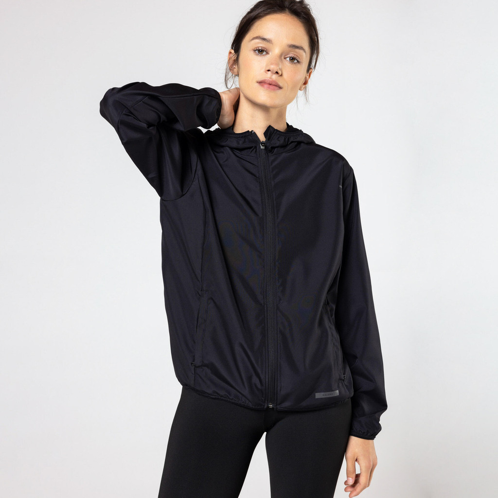 Decathlon Running Women s Run 100 Windproof Jacket Breathable Windbreaker Kalenji Shopee Malaysia