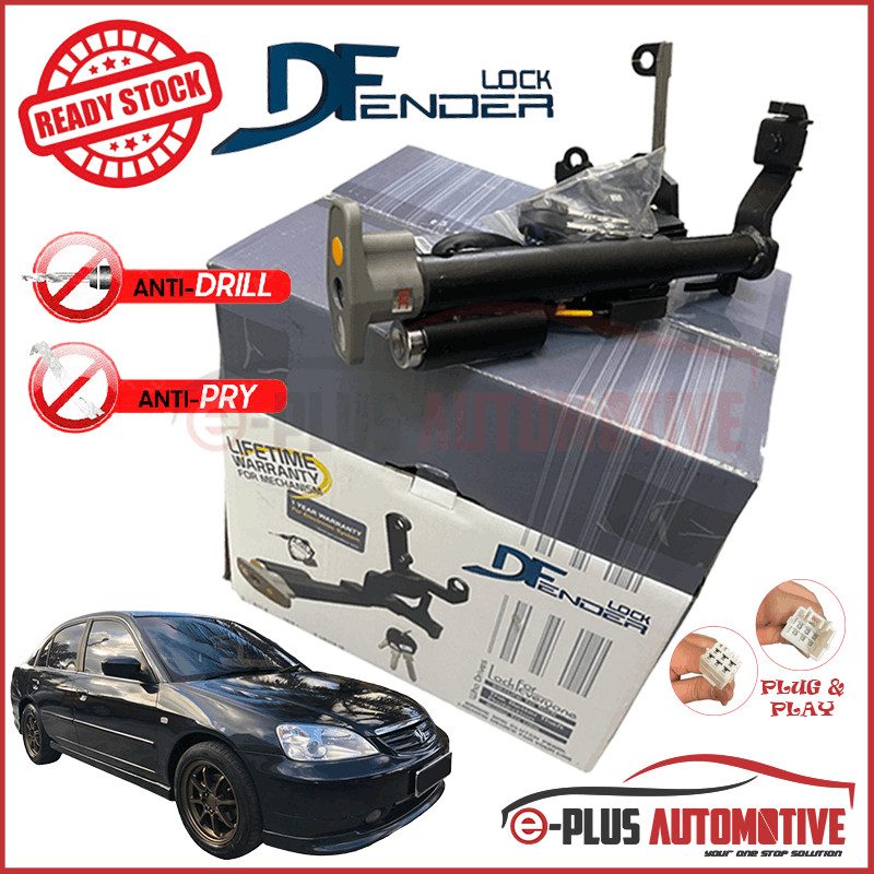 Honda Civic 1.7cc 20012006 Dfender Pedal Lock Double Locktact Brake
