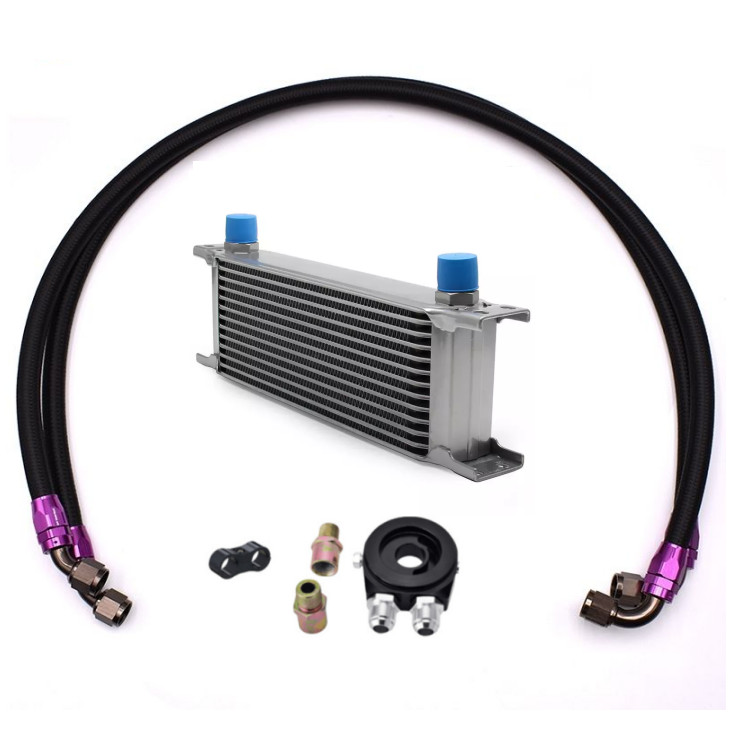 Universal Aluminum British Type Engine Transmission AN8 AN10 Oil Cooler ...