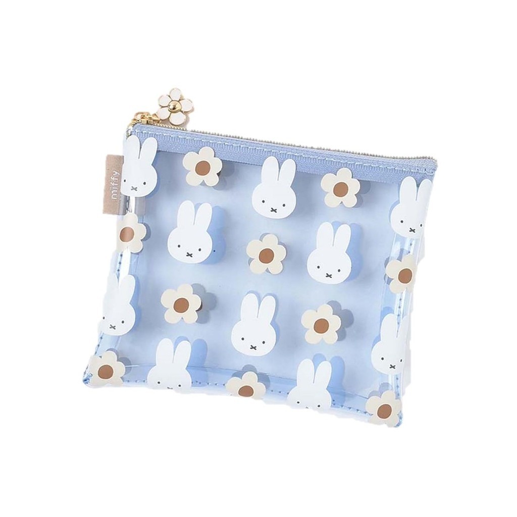 bleu-bleuet-miffy-all-over-pattern-clear-mini-pouch-blue-direct-from