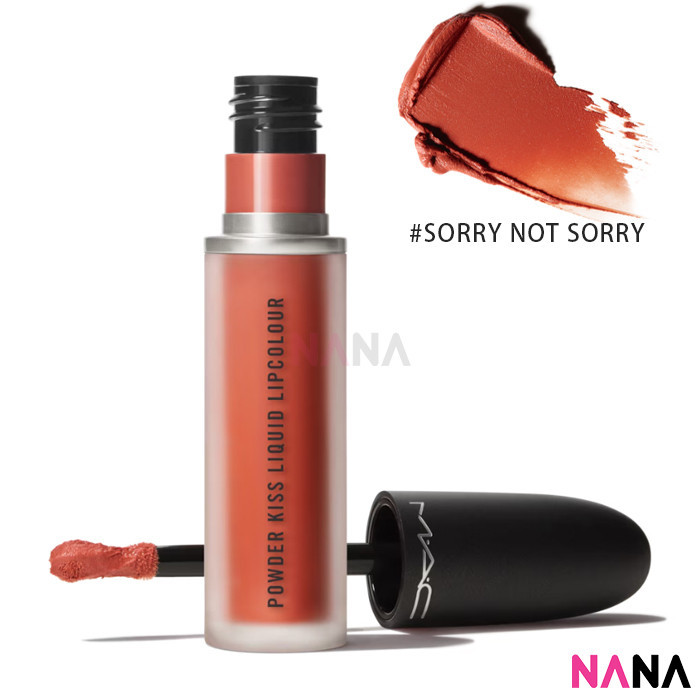 MAC Powder Kiss Liquid Lipcolour 998 SORRY NOT SORRY 5ml Shopee
